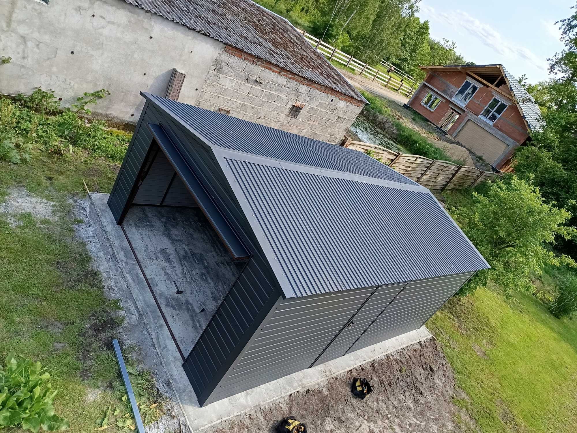 Garaż blaszany garaz blaszak 4*6 garaże 5*7 7*5 poziom profil solidny
