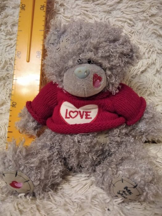 мягкая игрушка Медведь Миша в шарфе