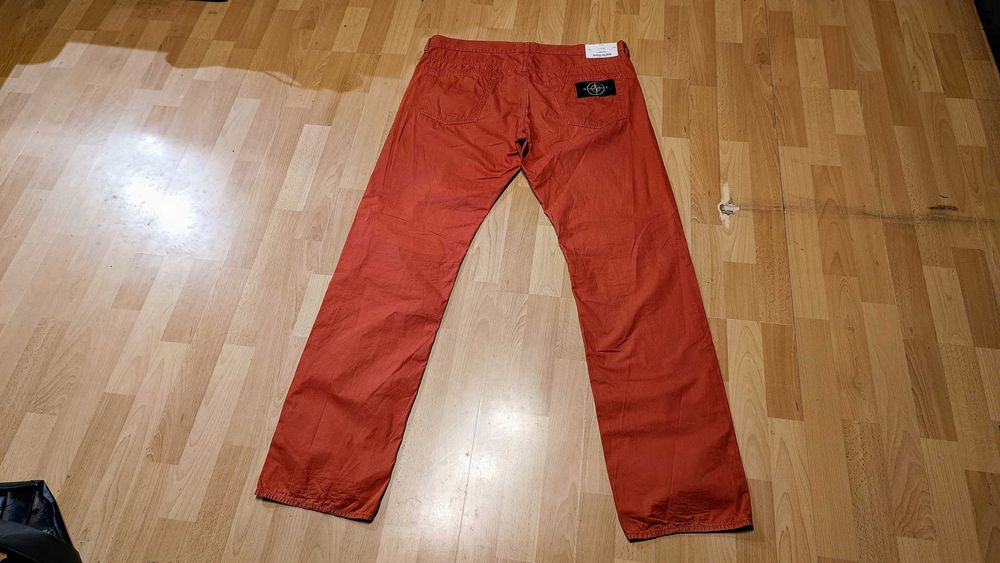 Męskie spodnie jeansowe STONE ISLAND r.XL pomarańczowe st.bardzo dobry