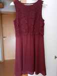 Vestido Bordeaux.