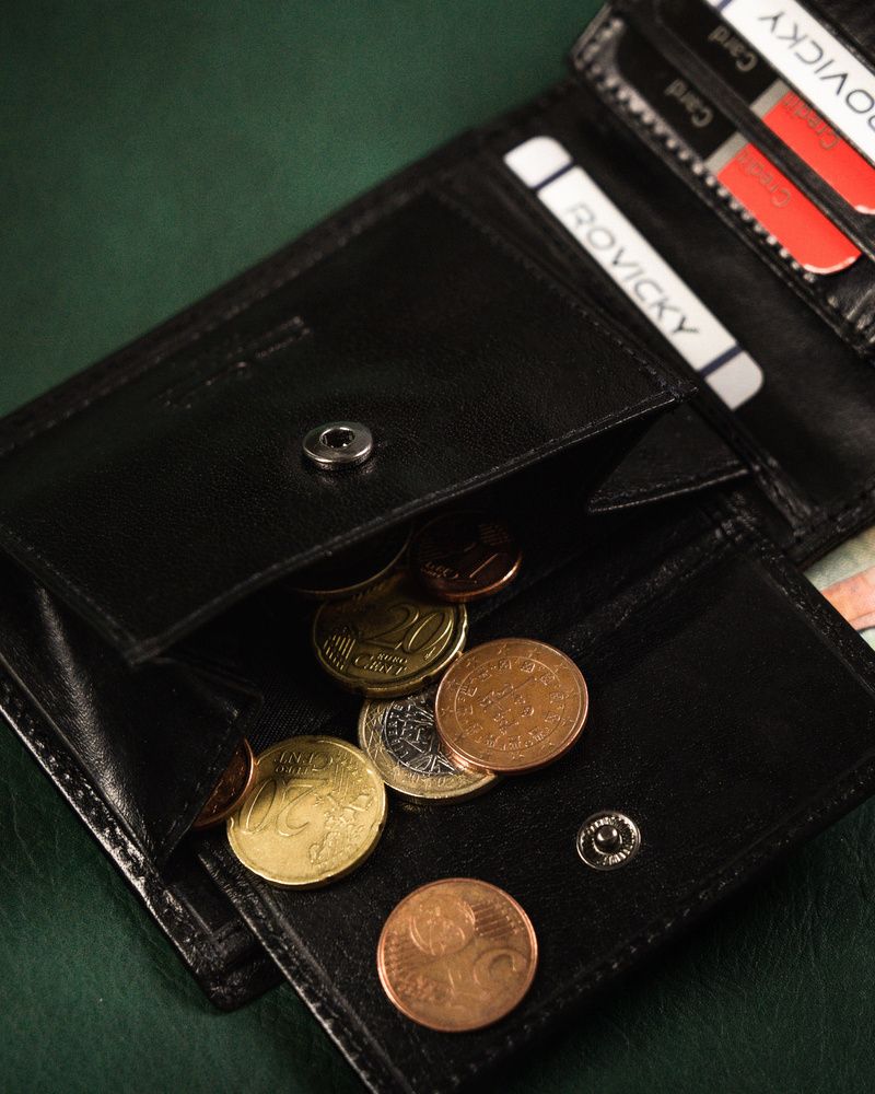 zestaw prezentowy: skórzany portfel i pasek męski z automatyczną