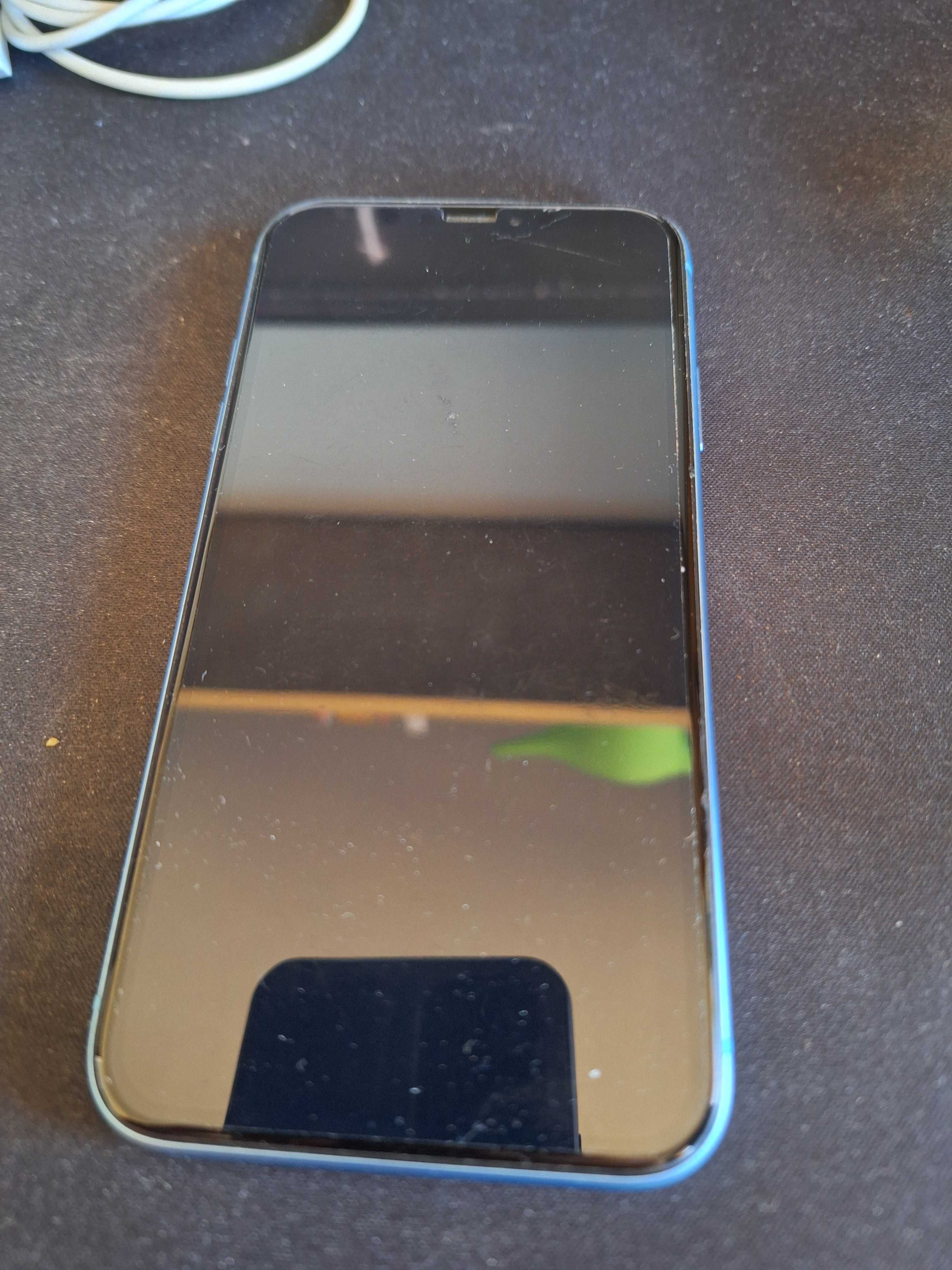 iPhone XR 128GB Niebieski, Bateria 87%, zadbany, szkło + etui