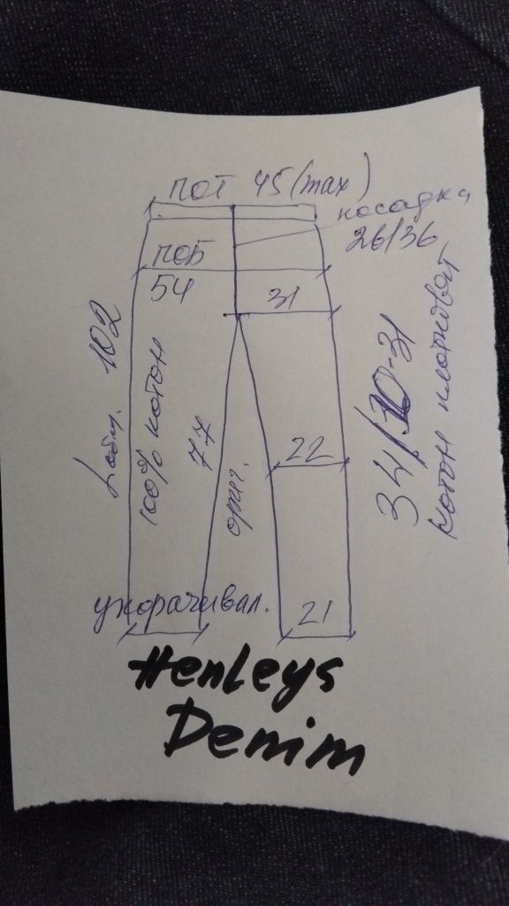 Джинсы Henleys denim 34/30-31