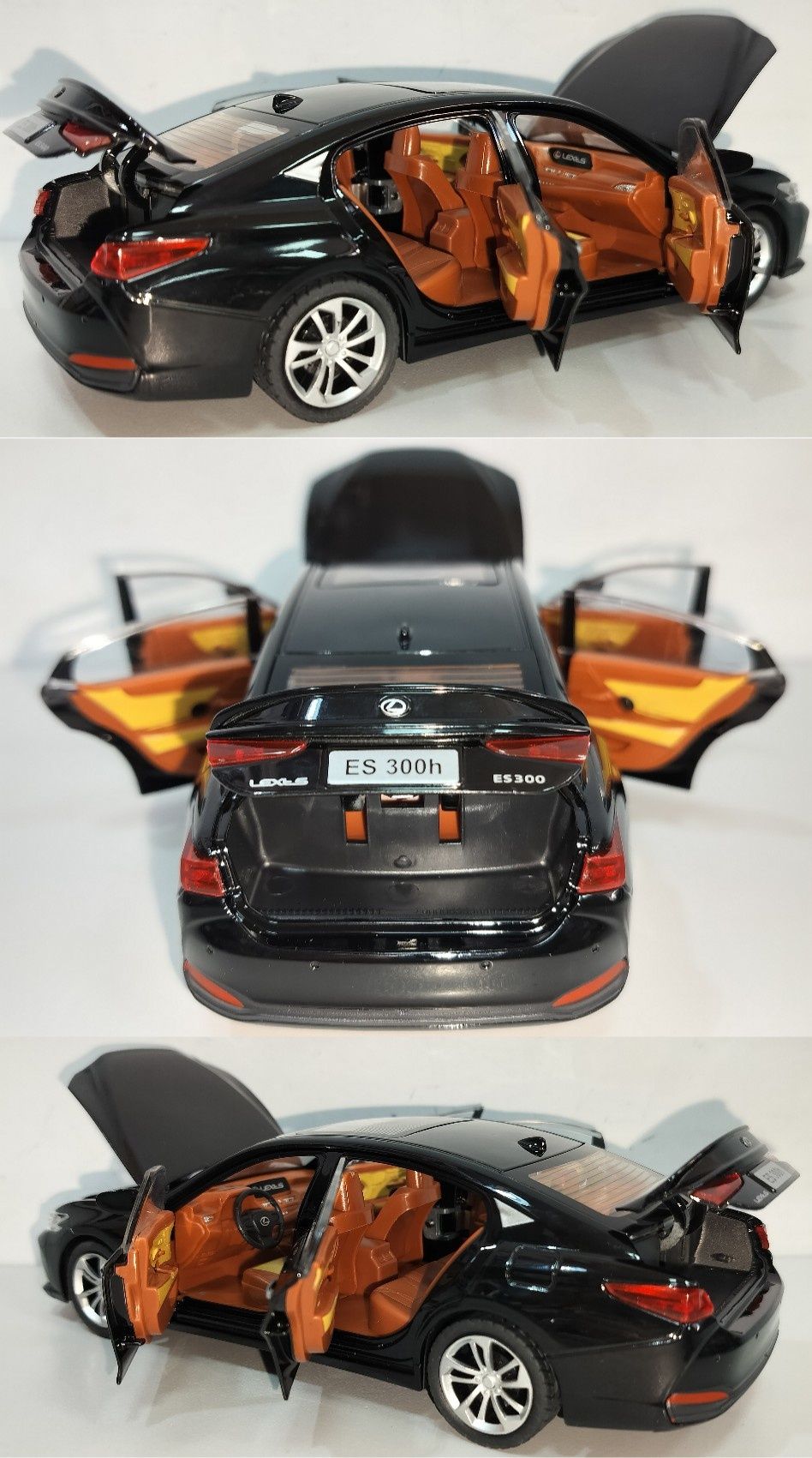 Lexus ES300h металлическая модель 1:24 JINLIFANG со звуком и светом
