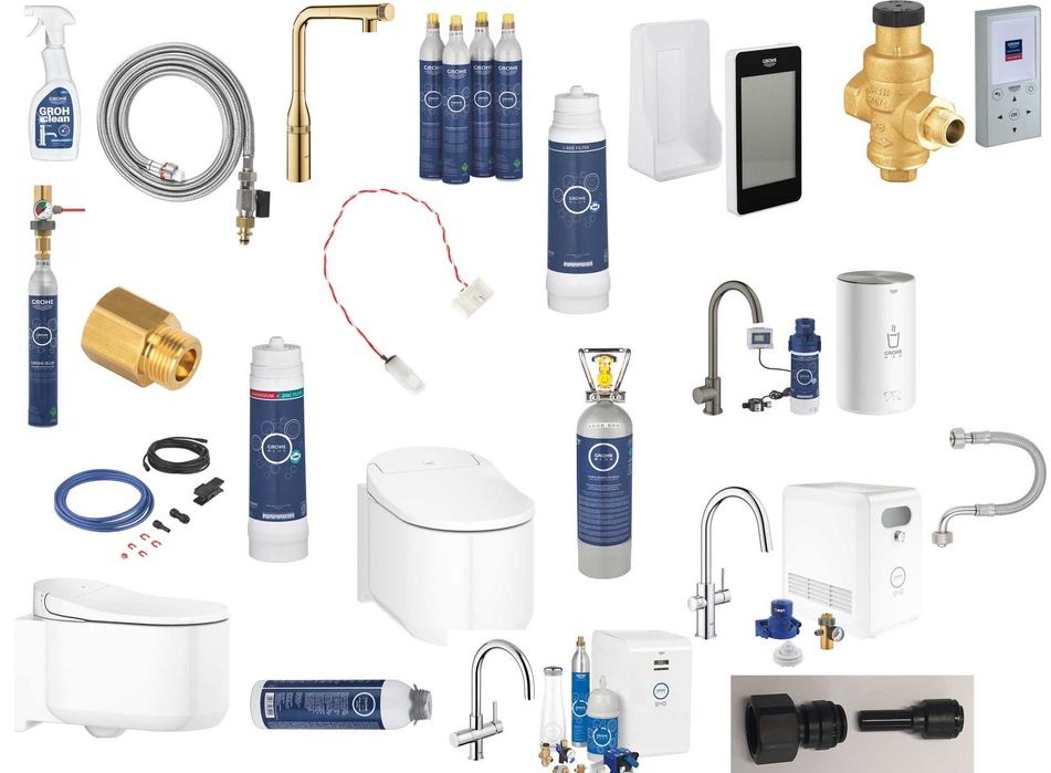 Części zamienne do produktów firmy Grohe