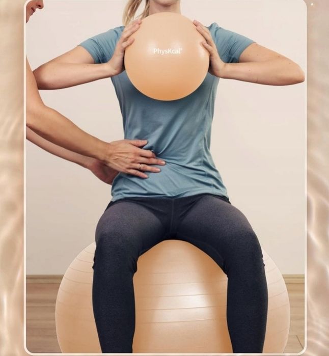 Piłka do pilates gimnastyczna 65 cm fitness siłownia ćwiczenia piłka m