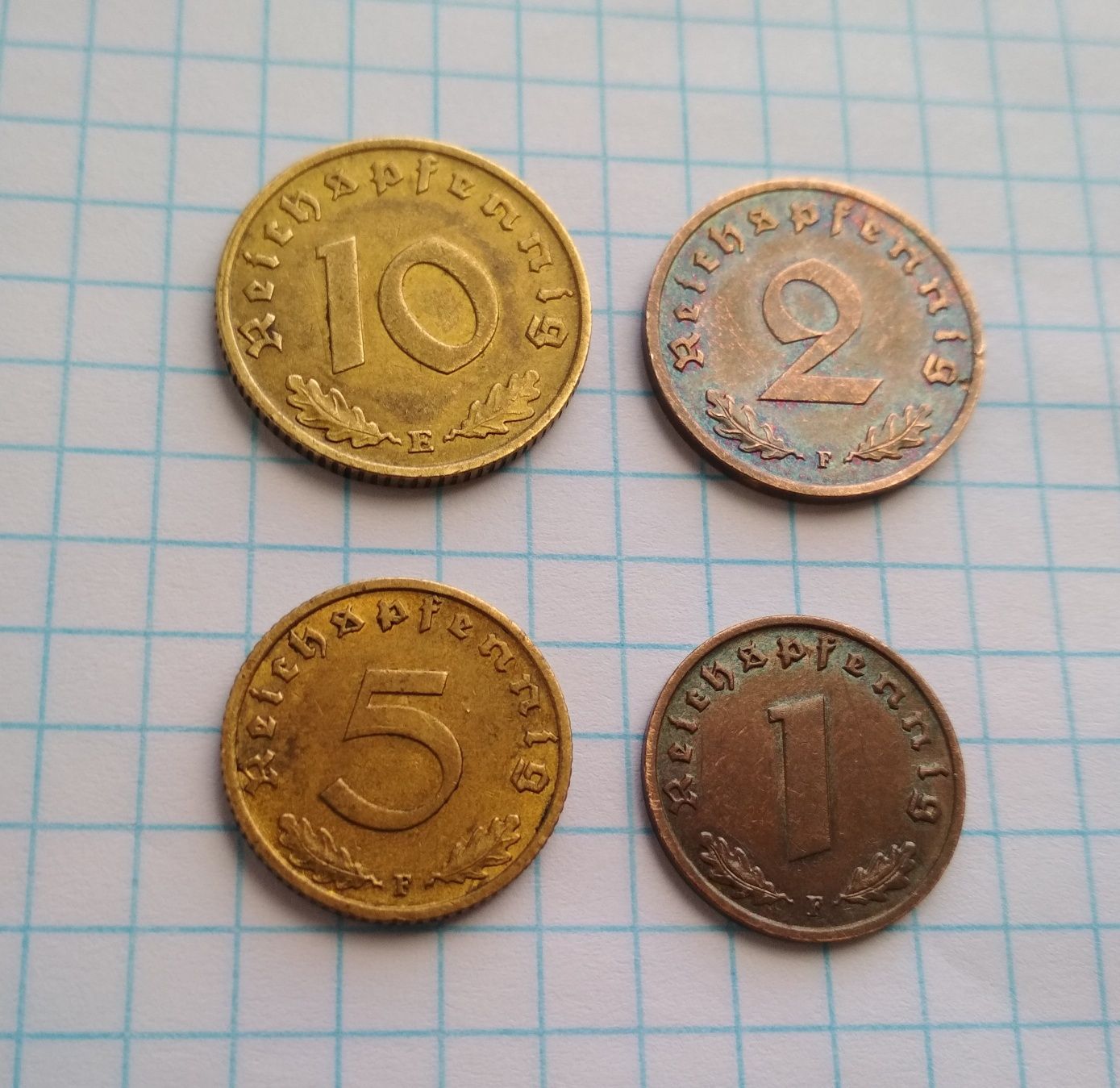 Монеты Германии 1938г.