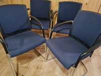 Krzesła metalowe konferencyjne, biurowe