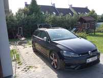 VW Golf 7.5 R 390 Km Panorama Kamera cofania Hamulce Porsche Zamiana