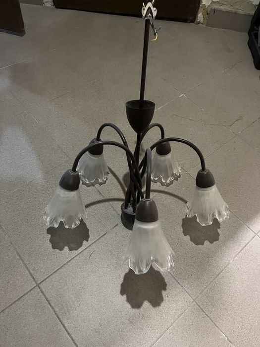 Люстра стельова 5 ламп