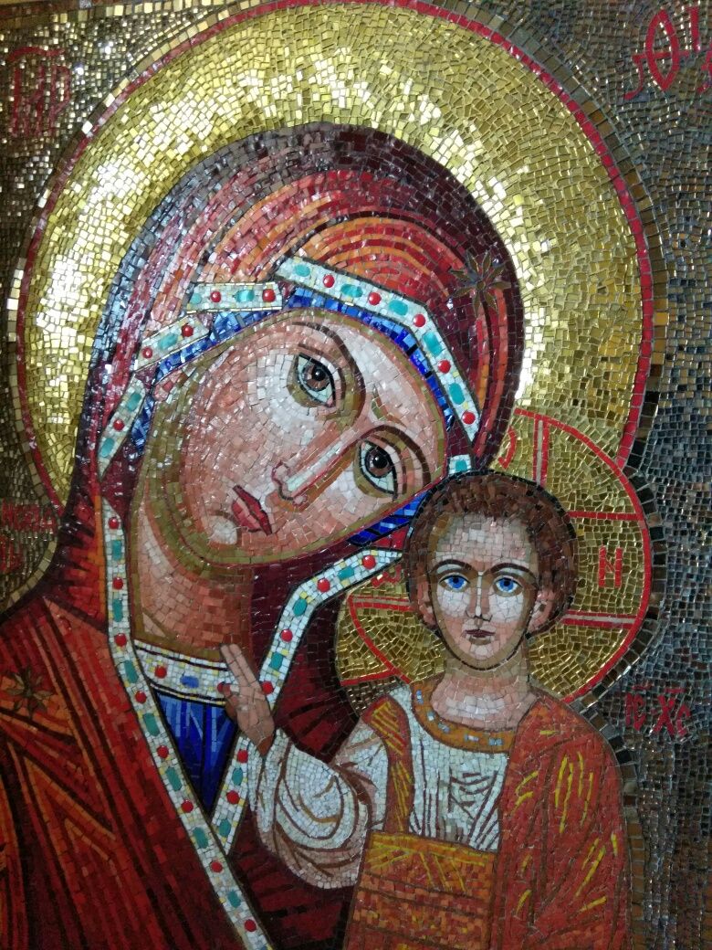 Казанская икона Божией Матери / Смальта Мозаика