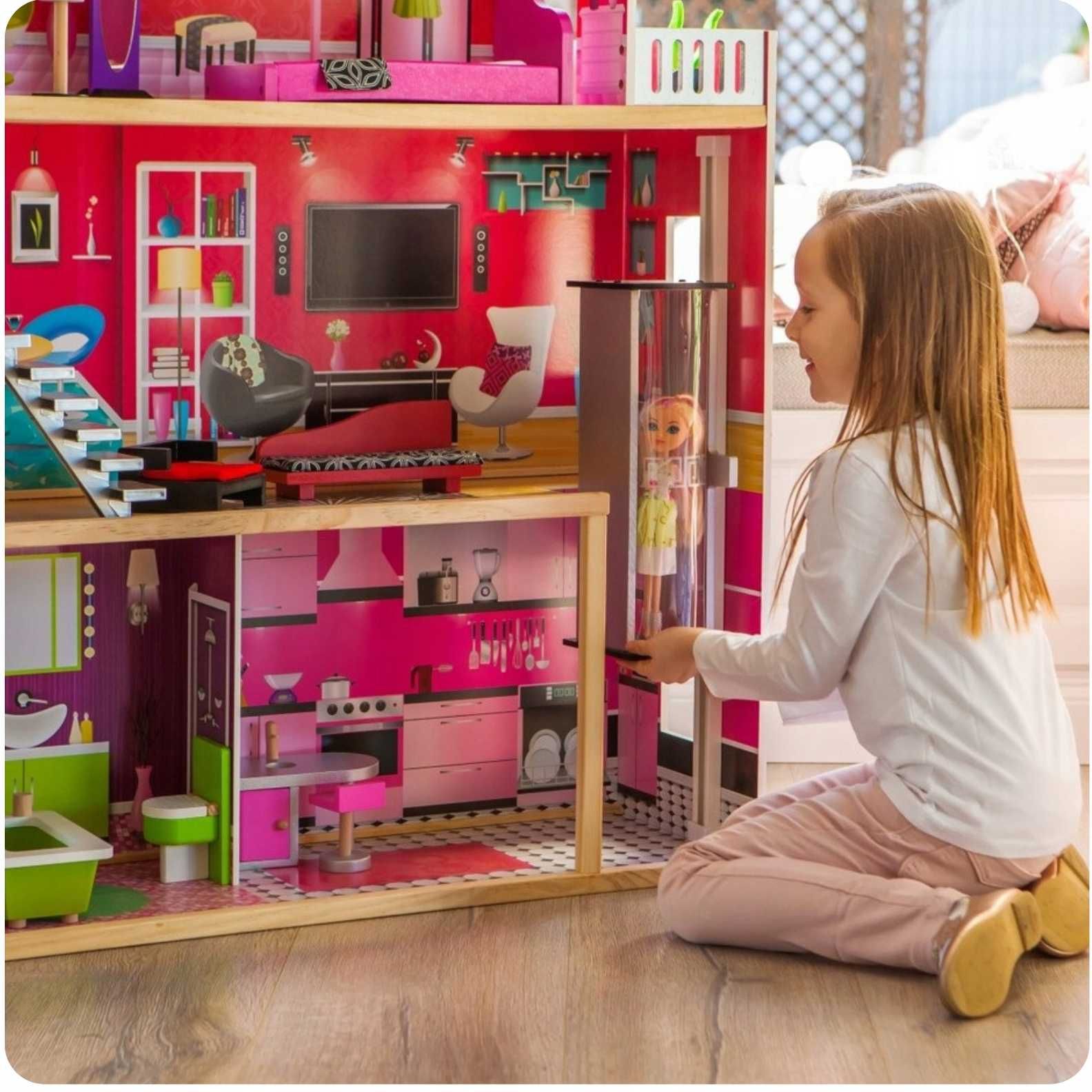 Кукольный домик Малибу будиночок ляльковий с мебелью +подарок кукла!