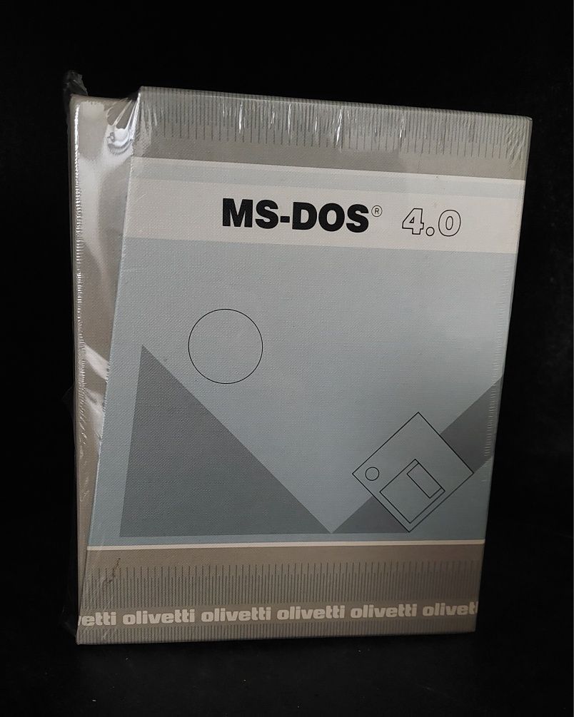 RETROTECH - Olivetti MS-DOS 4.0 - novo - selado - p/ colecionadores