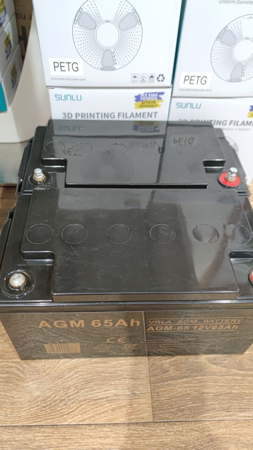 Акумулятори VRLA AGM 12v 65Ah для ДБЖ