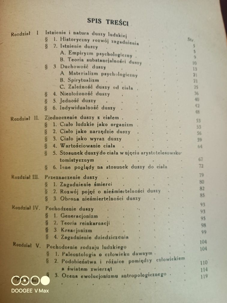 x.prof.dr J. Pastuszka: Dusza ludzka. Jej istnienie i natura.