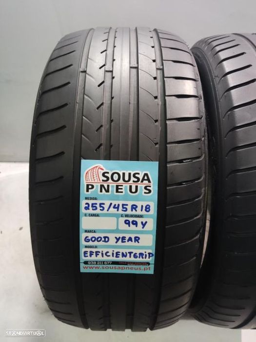 2 pneus semi novos 255-45r18 good year - oferta dos portes 120 EUROS