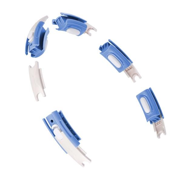 hhm15 hula hop blue z magnesem i obciążnikiem + licznik hms