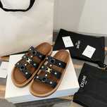 Klapki Celine Tippy black