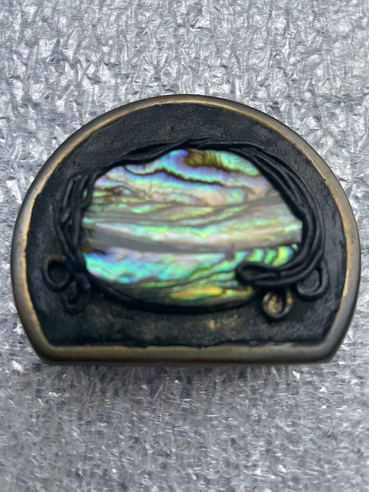 Брошь вінтаж, з перламутром