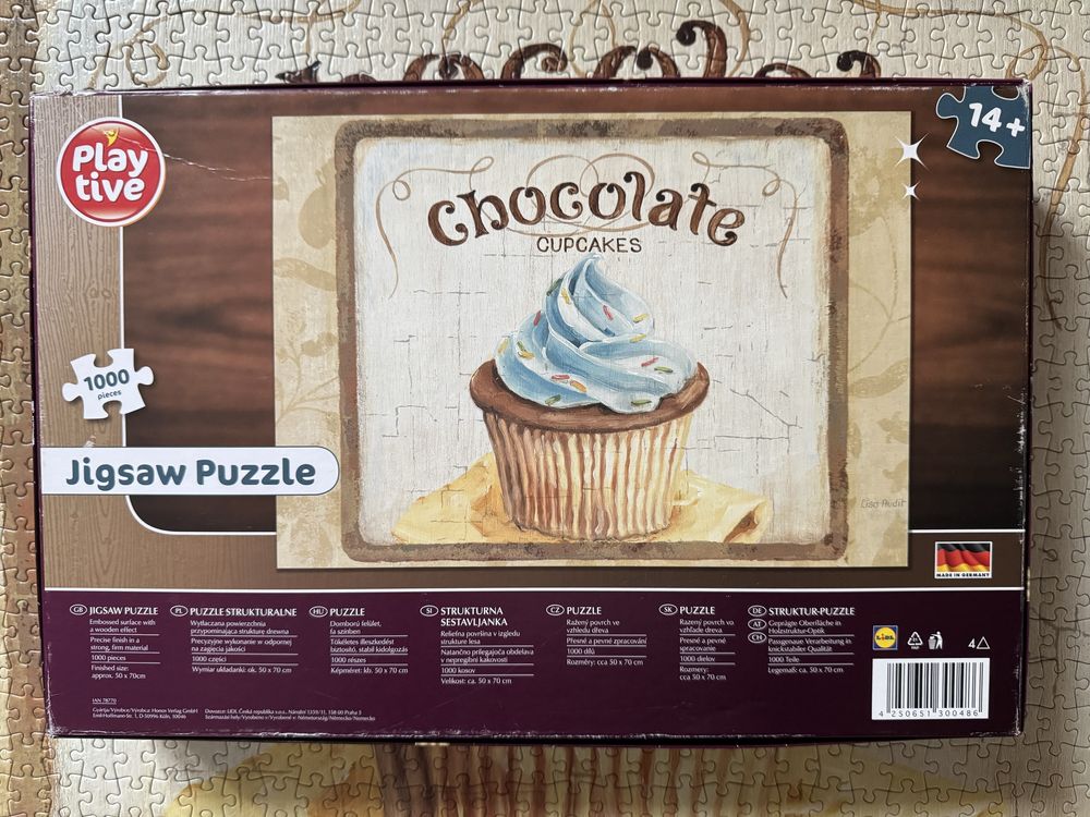Puzzle 1000 Play tive Czekoladowa babeczka
