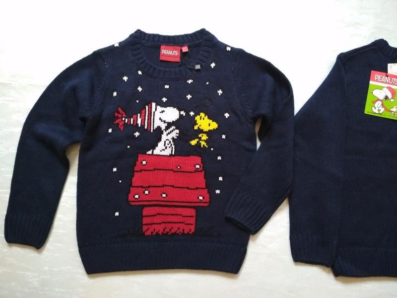 PEANUTS, OVS. Унисекс, новые вязаные пуловеры, дитячі светри