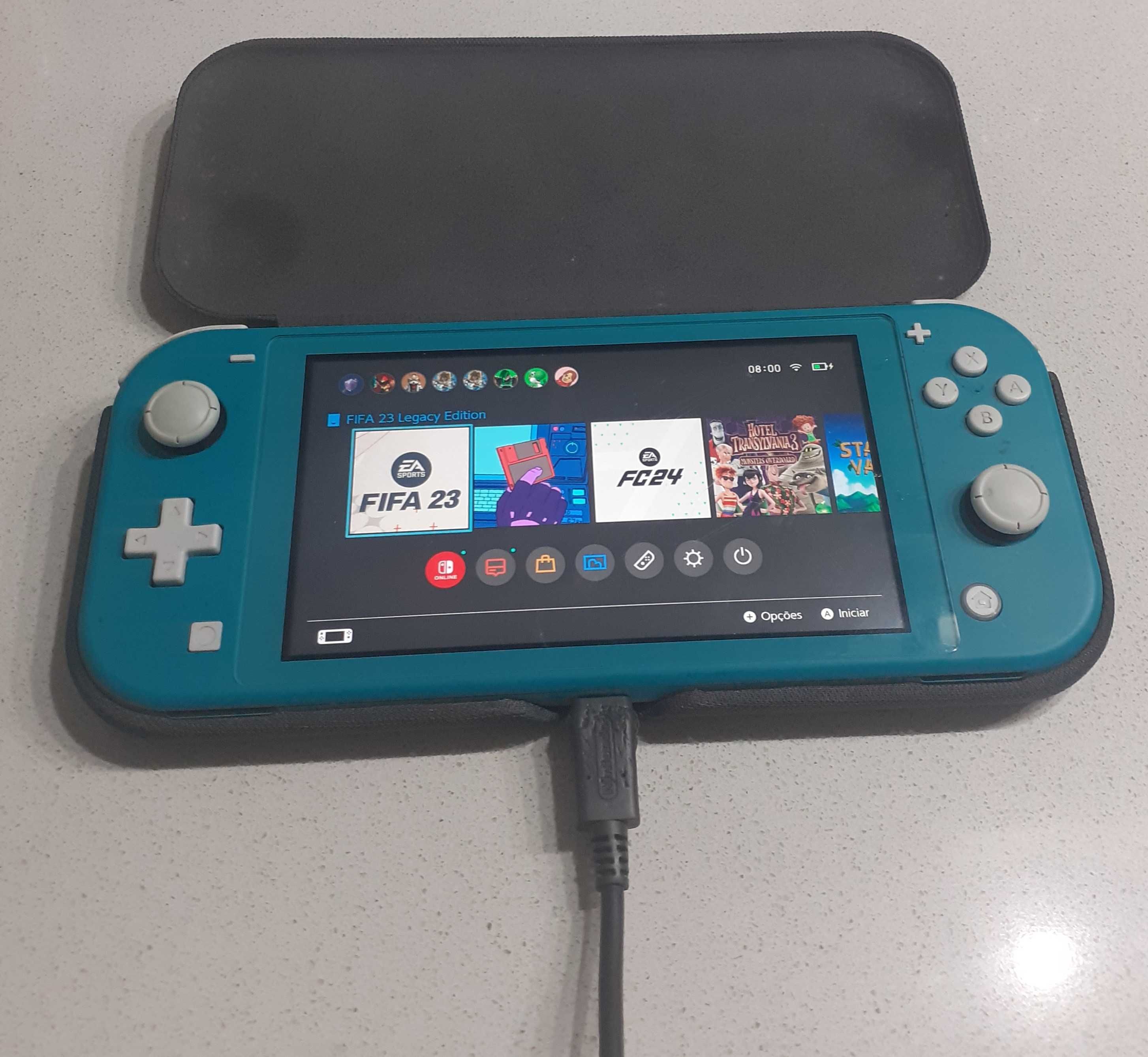 NINTENDO SWITCH em ótimo estado com capa proteção