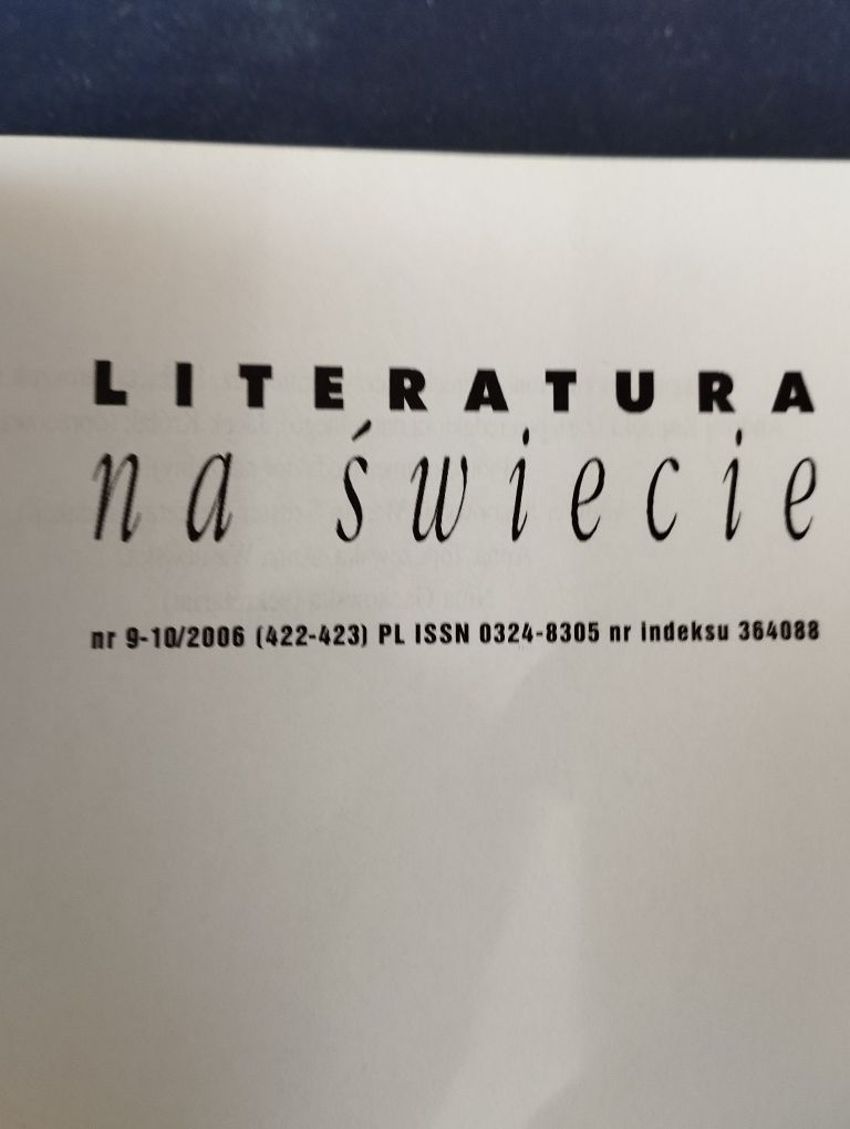 F. Ponge, J. P. Sartre literatura na świecie