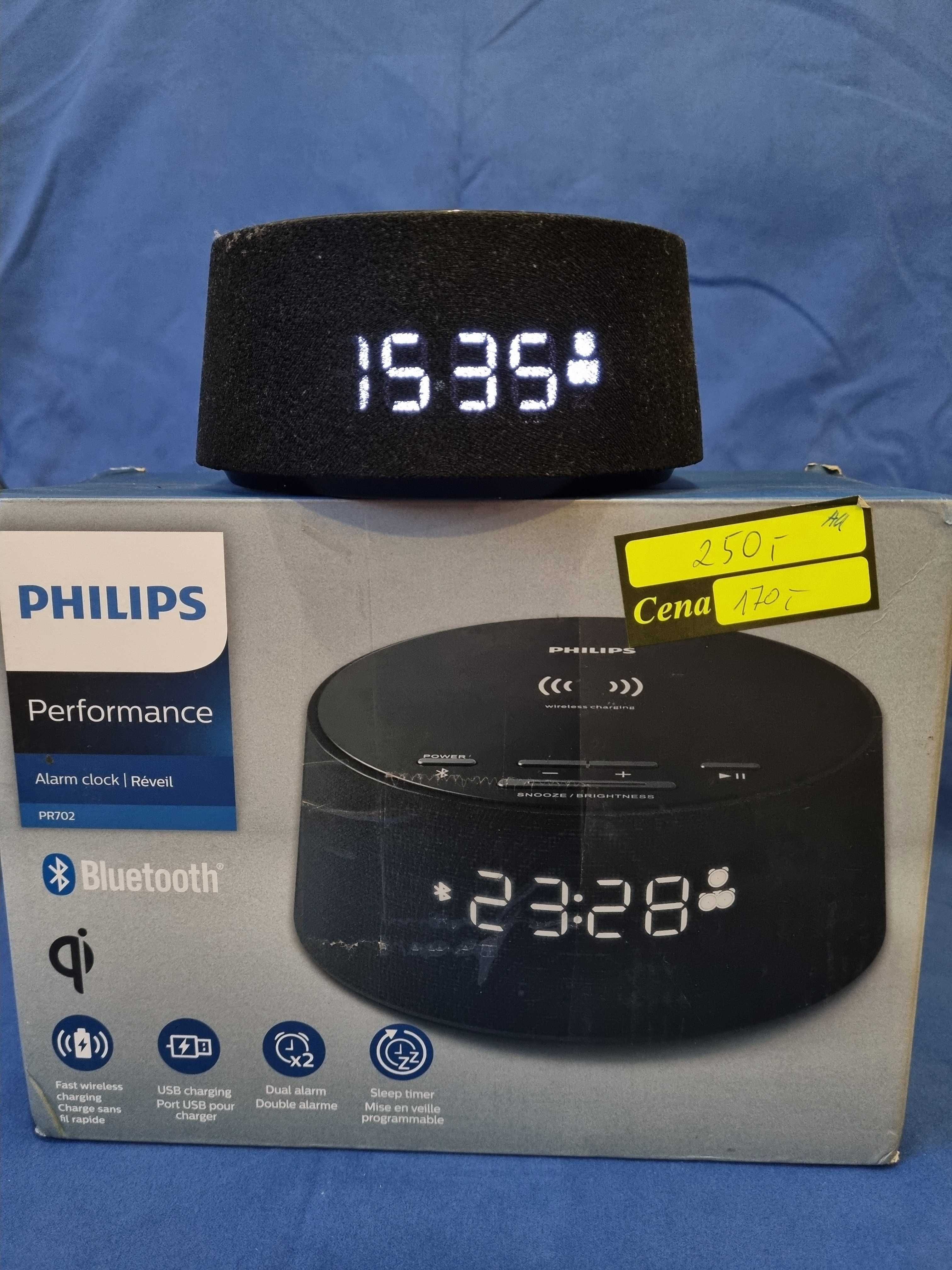 Philips Alarm Clock TAPR702/12, USB charging, BT