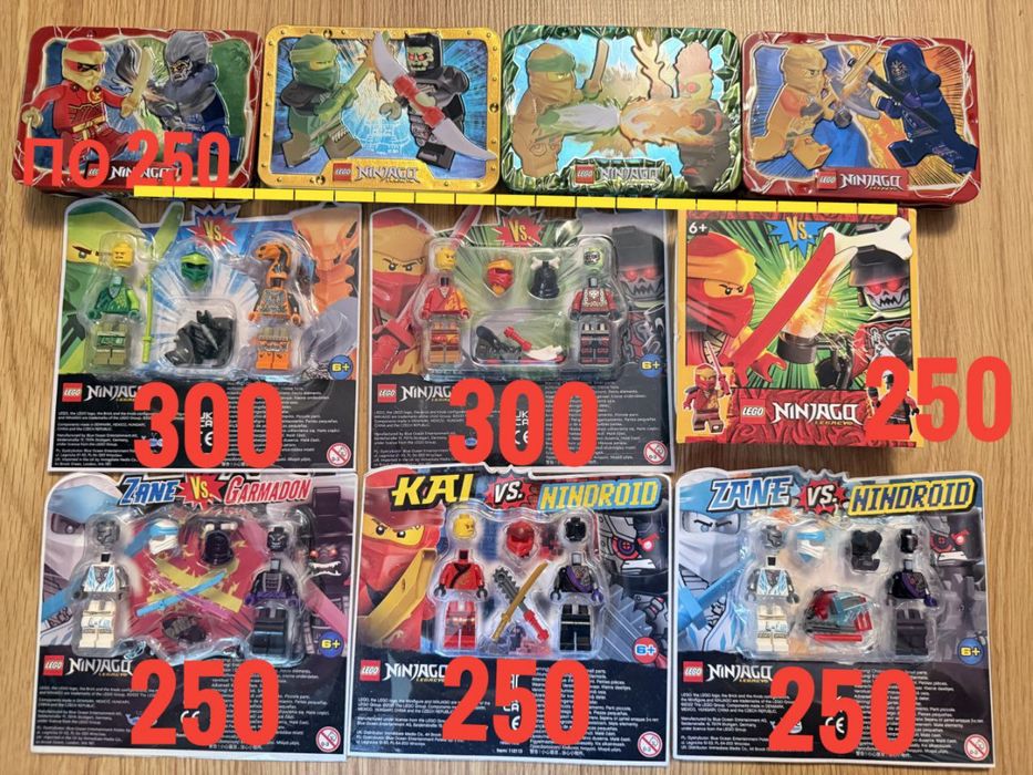 Lego ninjago kai, jay cole, lloyd, star wars