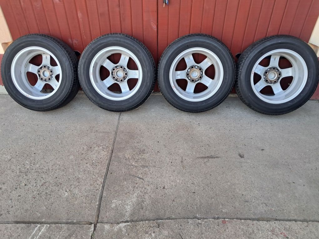 Alufelgi 15" 5x112 Rial 6,5JH2 ET 45 koła vw touran letnie Firestone