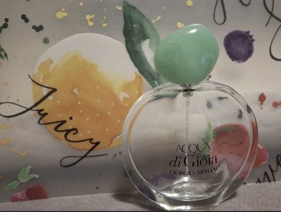 Pusty flakon po perfumach Acqua di Gioia Giorgio Armani  pusta butelka