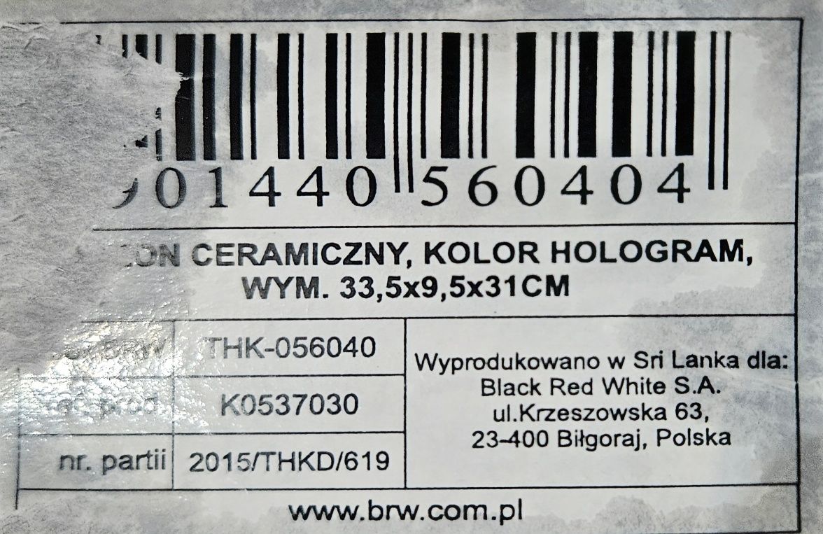 Wazony ceramiczne, kolor hologram