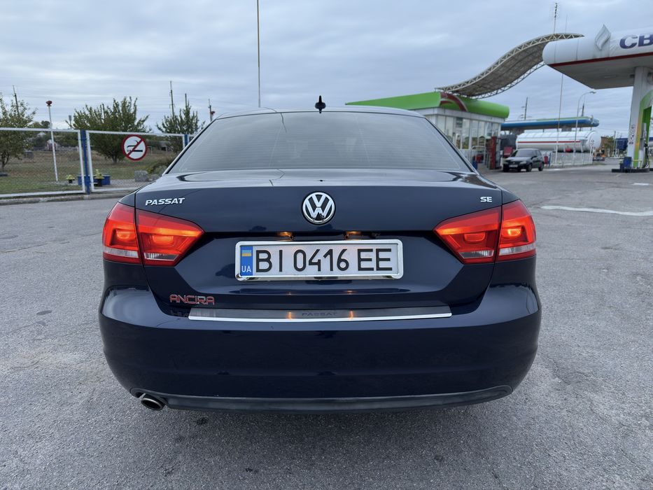 Volkswagen Passat Se 2013 Blue 2.5L