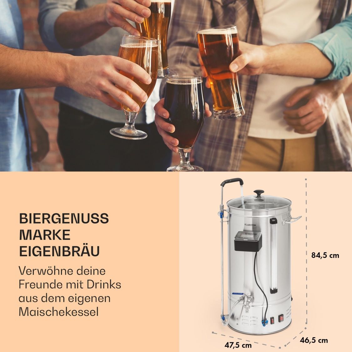 Німецька пивоварня Brauheld Smart 45L,2500W, 100°C пивоварка -30%