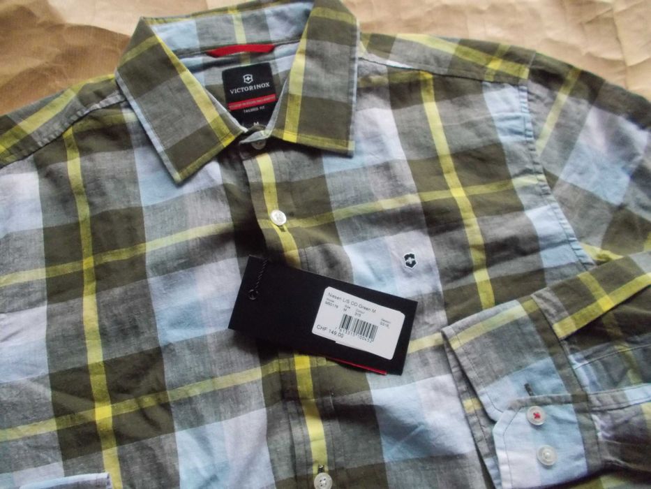 -L-VICTORINOX Premium Nowa Koszula Męska M 42 cm Szwajcaria