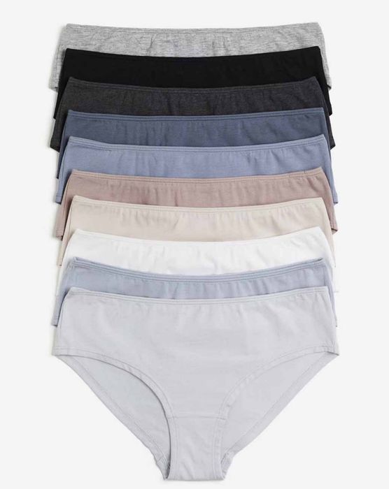 Набір жіночих трусиків хіпстерів H&M 10шт