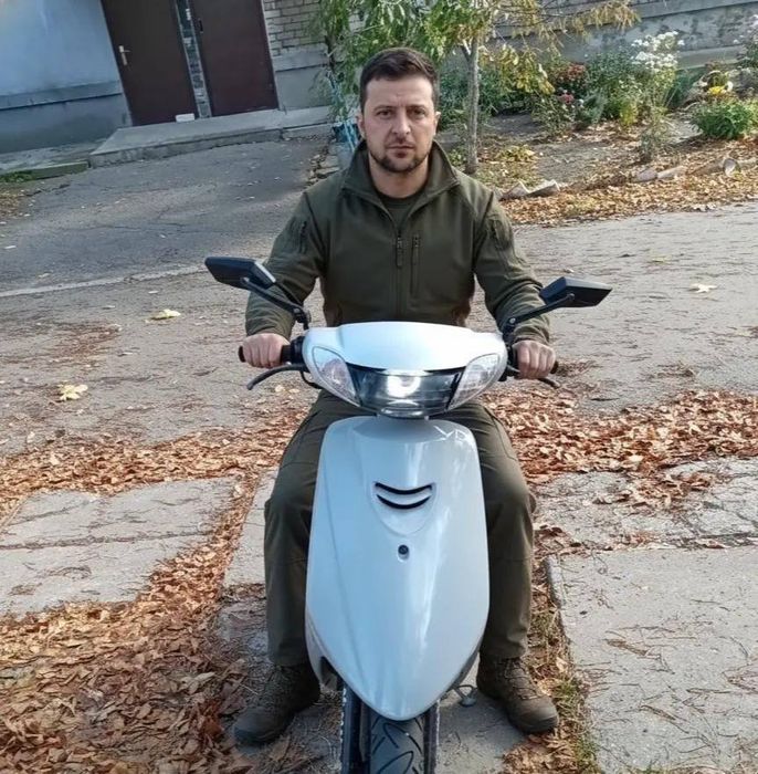 Скутер в хорошем состоянии