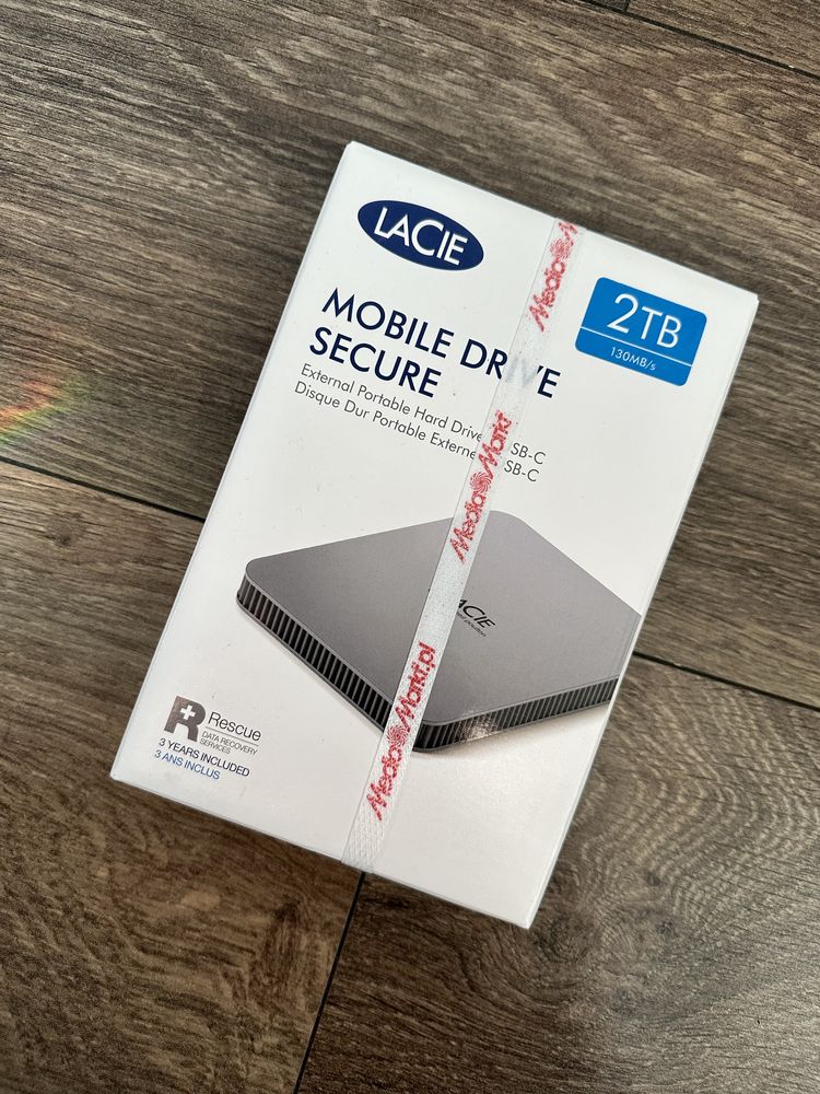 Nowy dysk zewnętrzny Lacie Mobile Drive 2TB