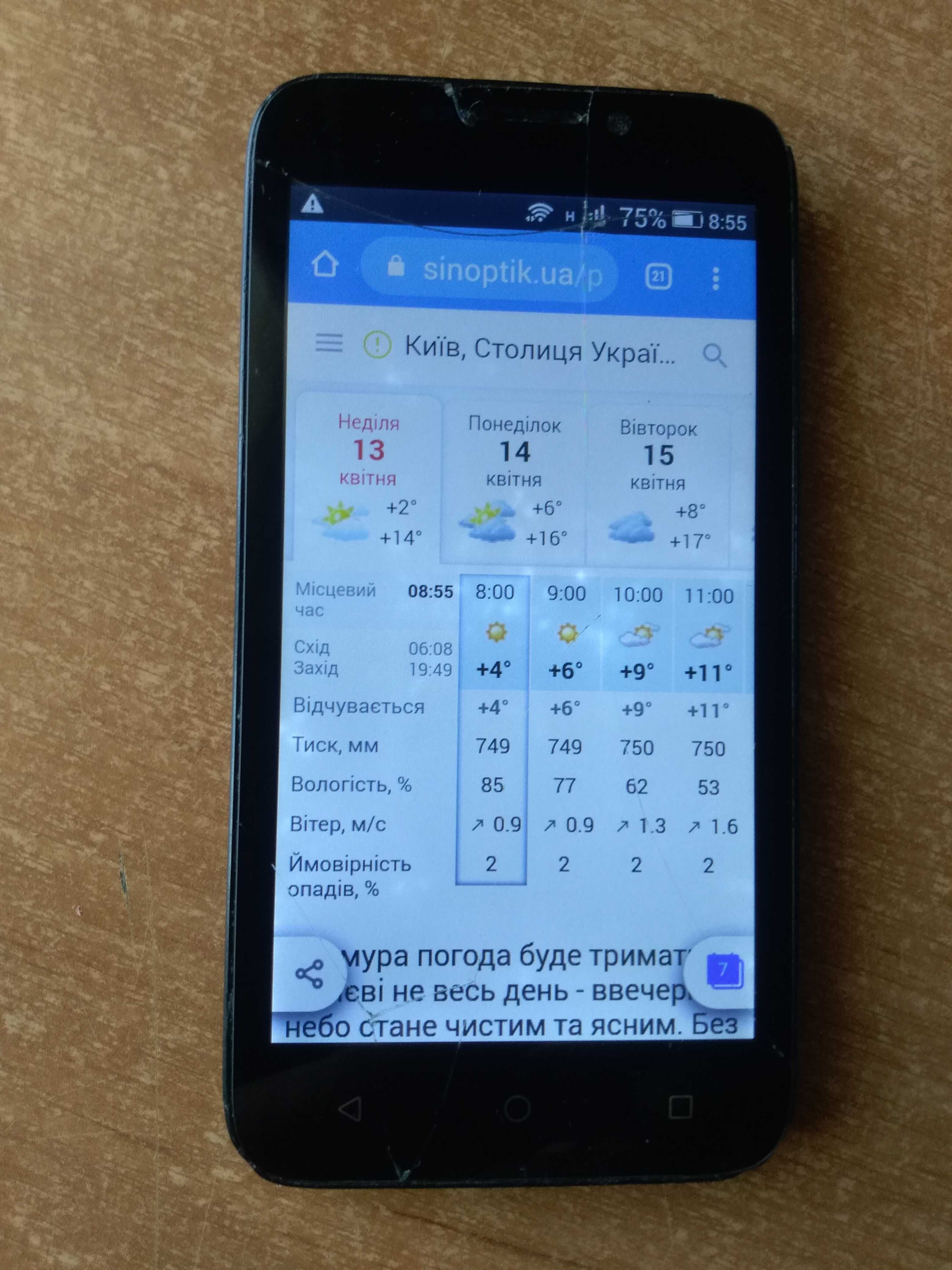 Телефон Huawei Y541-U02