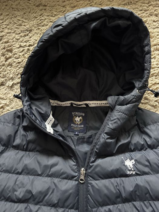 Kurtka na konia Vinson Polo Club granatowa pikowana damska roz.S