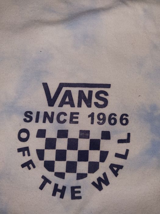 Koszulka Vans biało-jasnoniebieska