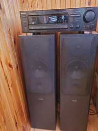 напольные колонки Sony + ресивер SONY+ микшер Sound Craft Stereo