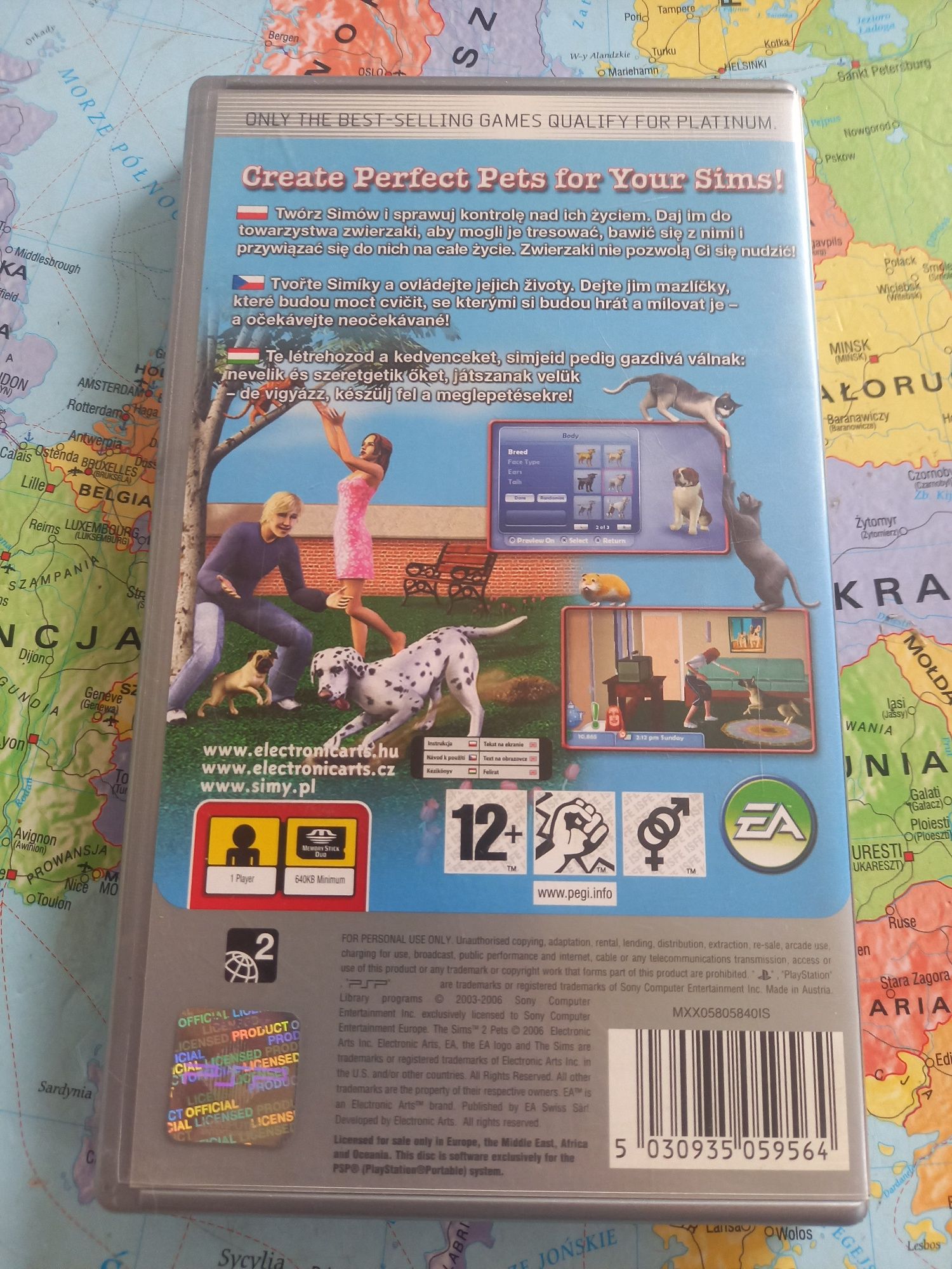 Gra Sony psp the sims 2 pets