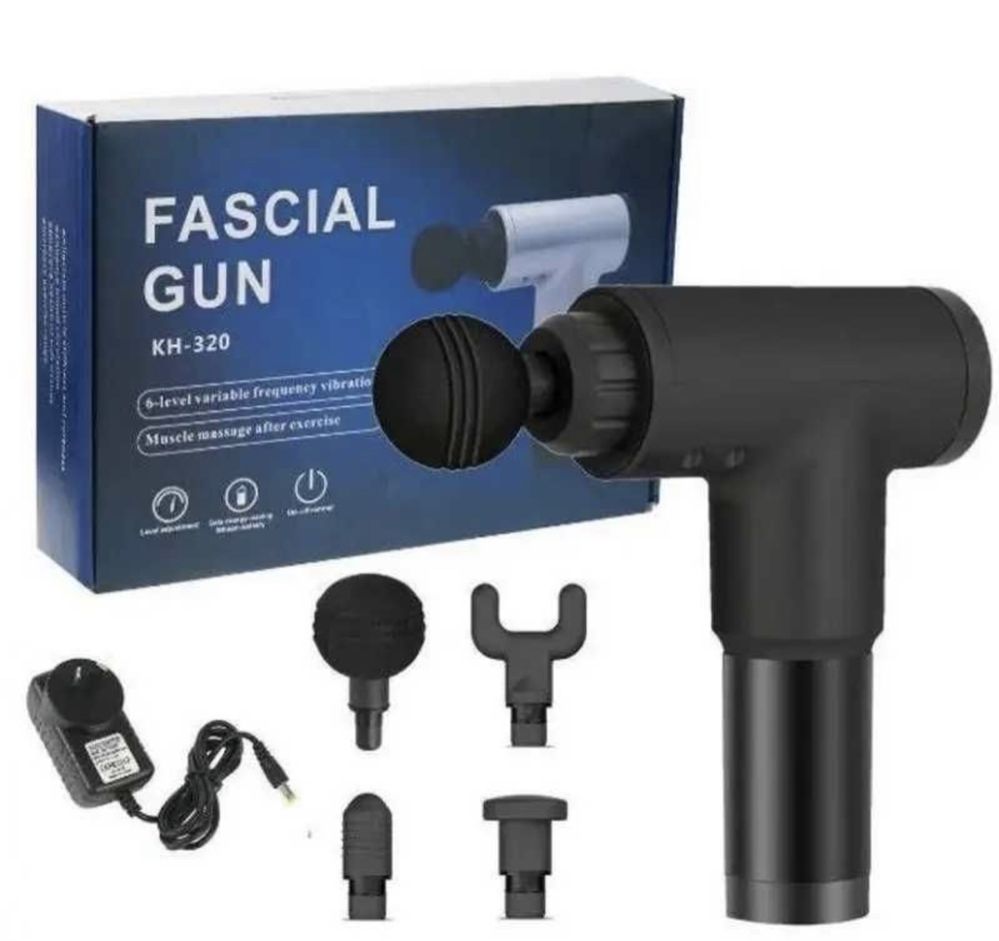 Массажер пистолет Fascial Gun, ударный массажер для тела, для тіла