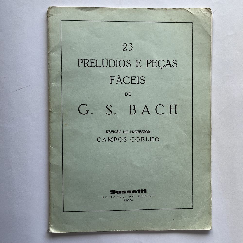 23 Prelúdios e Peças fáceis de G.S.Bach