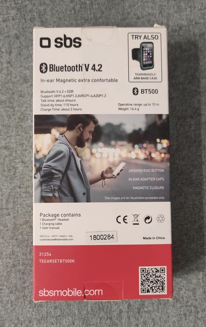 NOWE SBS BT500K  z mikrofonem