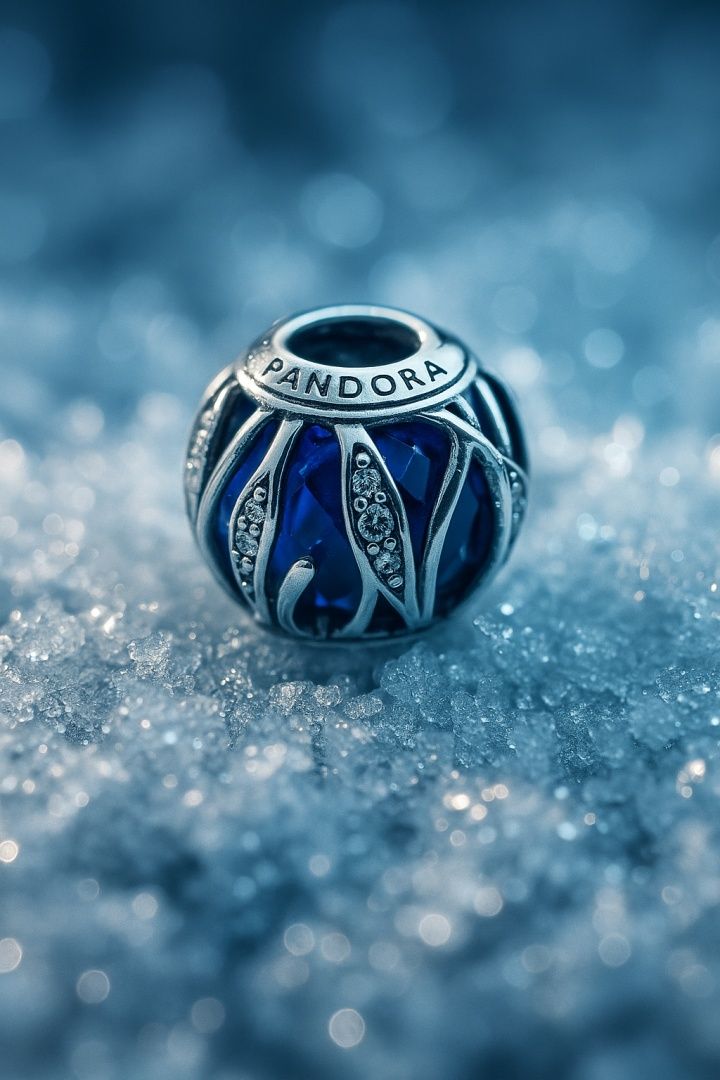 Nowy Pandora CHARMS Zawieszka Srebrna do Pandora APART Koralik