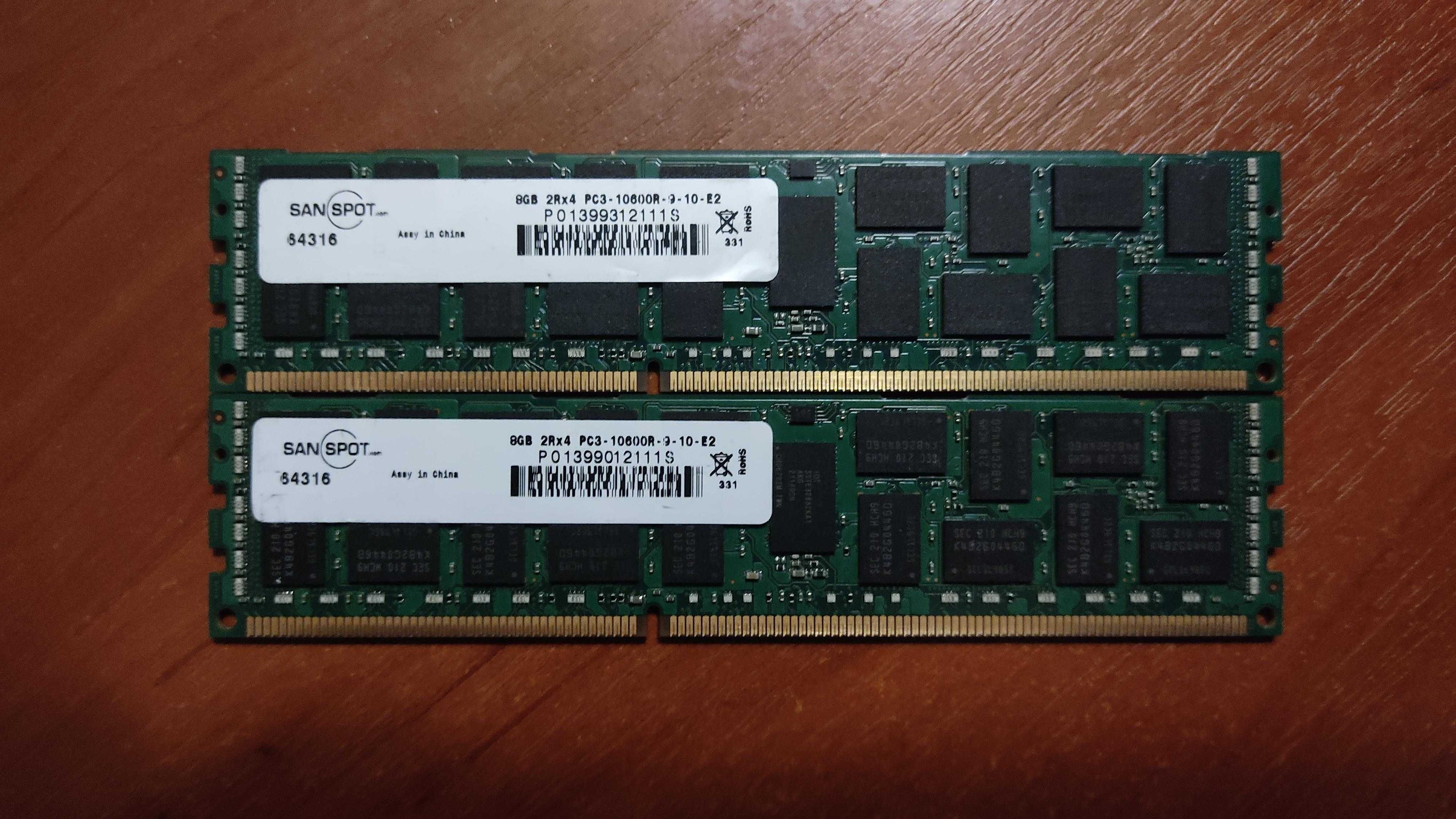 Samsung 4x4/ 16 Гб DDR3 1333 серверная память ECC REG РС3-10800R