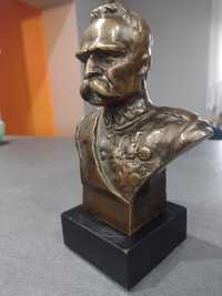 Stare popiersie J. Piłsudskiego z brązu 4kg.