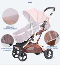 Москітна сітка для дитячої коляски Літня коляска Захист від комах.